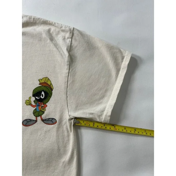 Space Jam A New Legacy Mens Size M Graphic T Shirt Bugs Bunny Marvin Martian - Picture 5 of 8